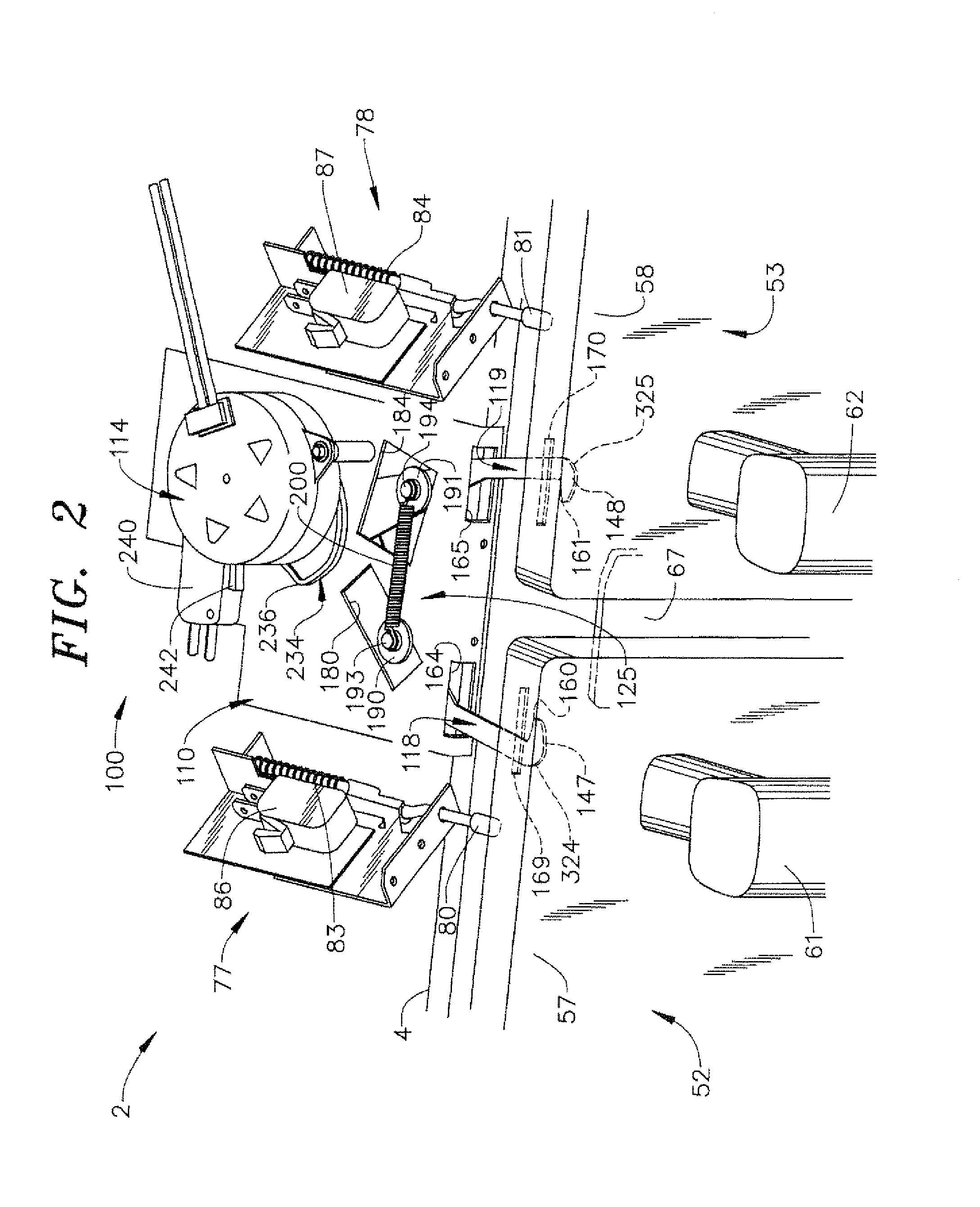 Door locking mechanism for an oven having french-style doors