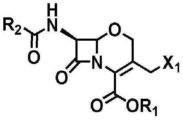Novel method for preparing 1-oxacephalosporin derivative