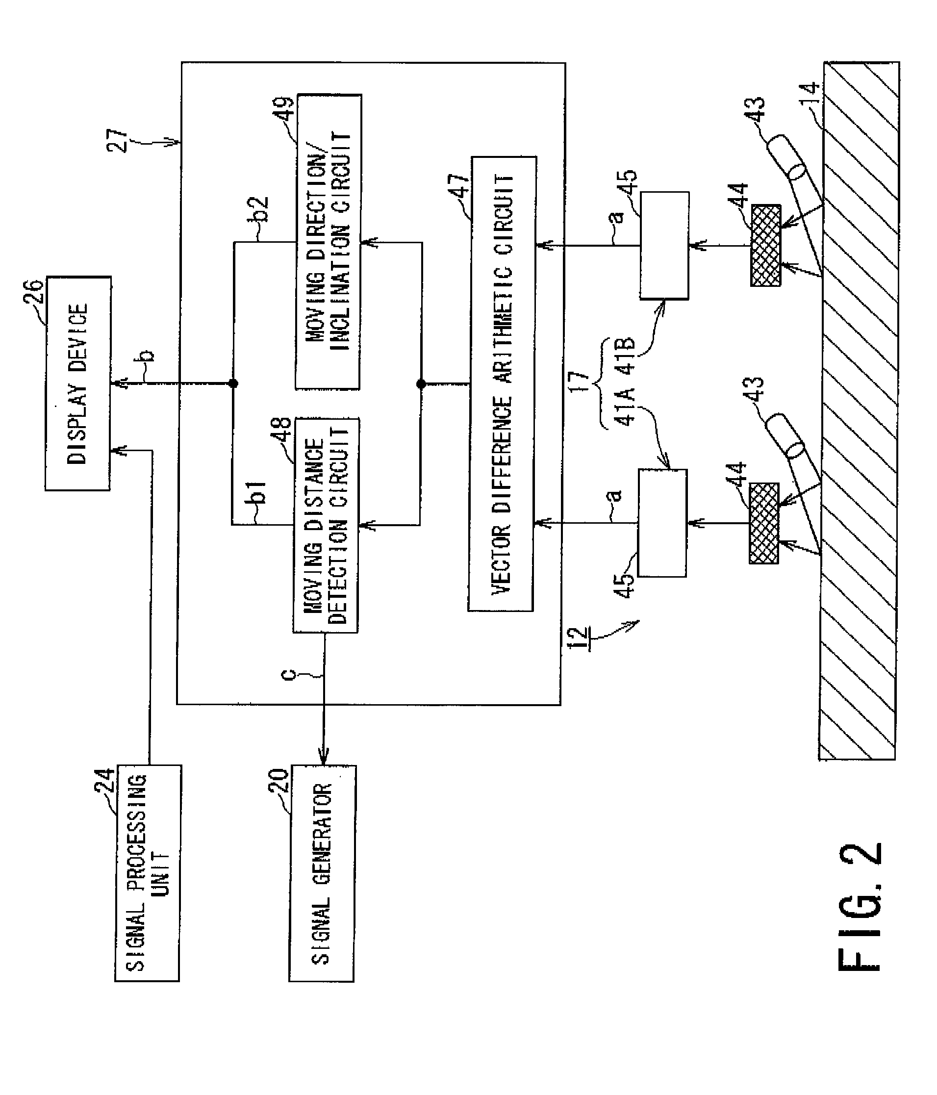 Ultrasonic inspection apparatus and ultrasonic probe used for same