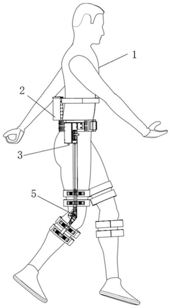 An active knee hyperextension lower limb rehabilitation exoskeleton device