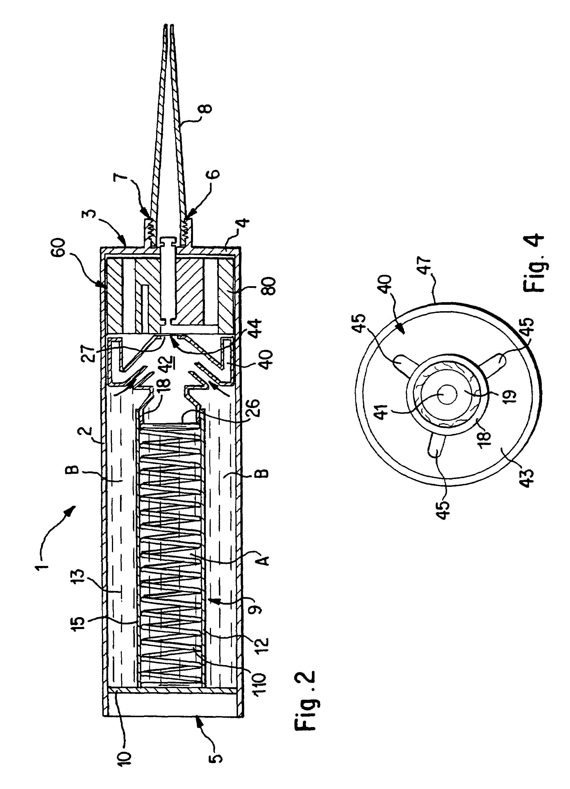 Apparatus and method for mixing and dispensing components of a composition