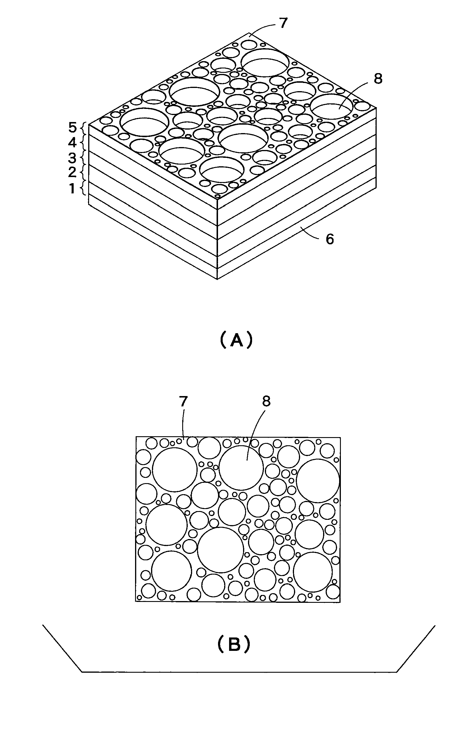 Semiconductor light-emitting element and process for production thereof