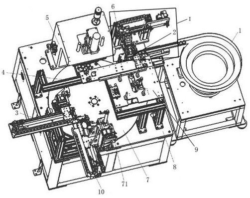 Oil pump copper sleeve automatic press-fitting equipment