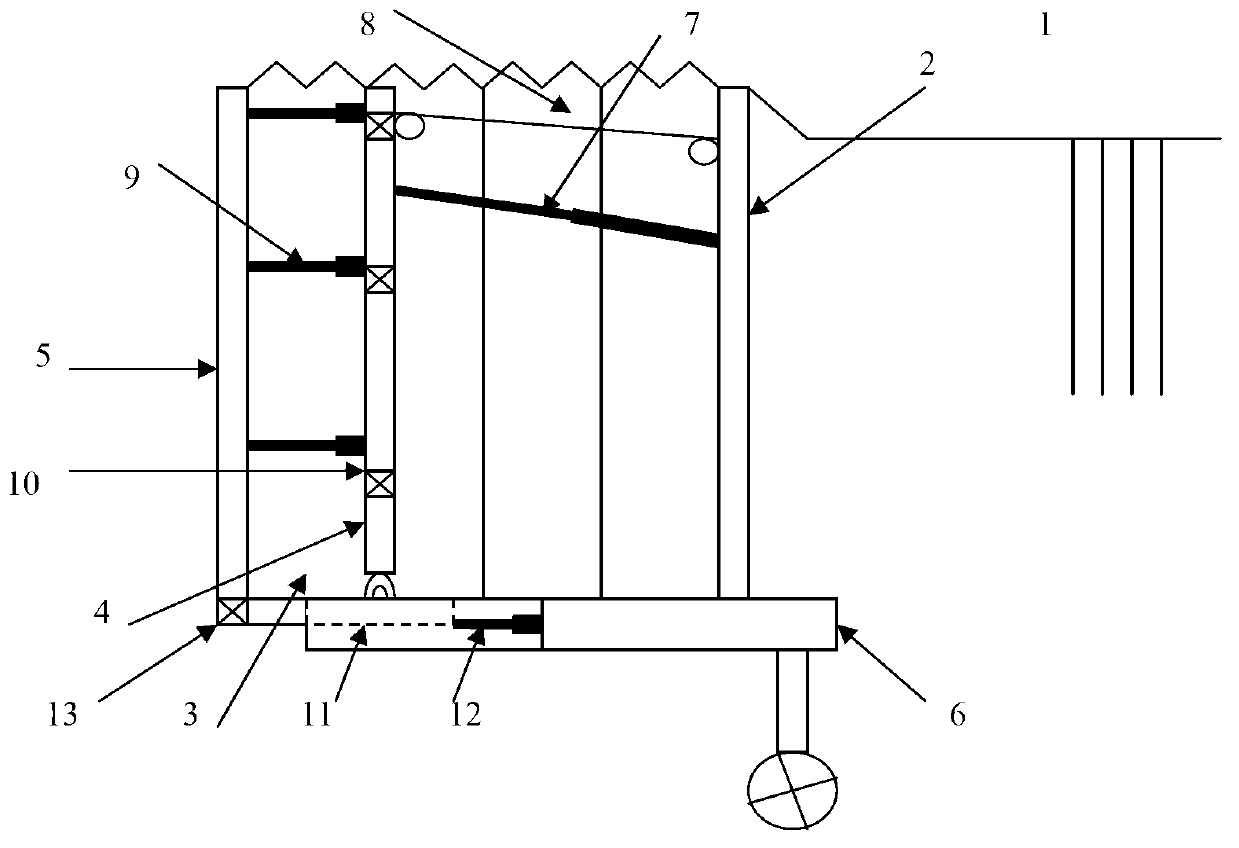 Method for docking bridge type channel