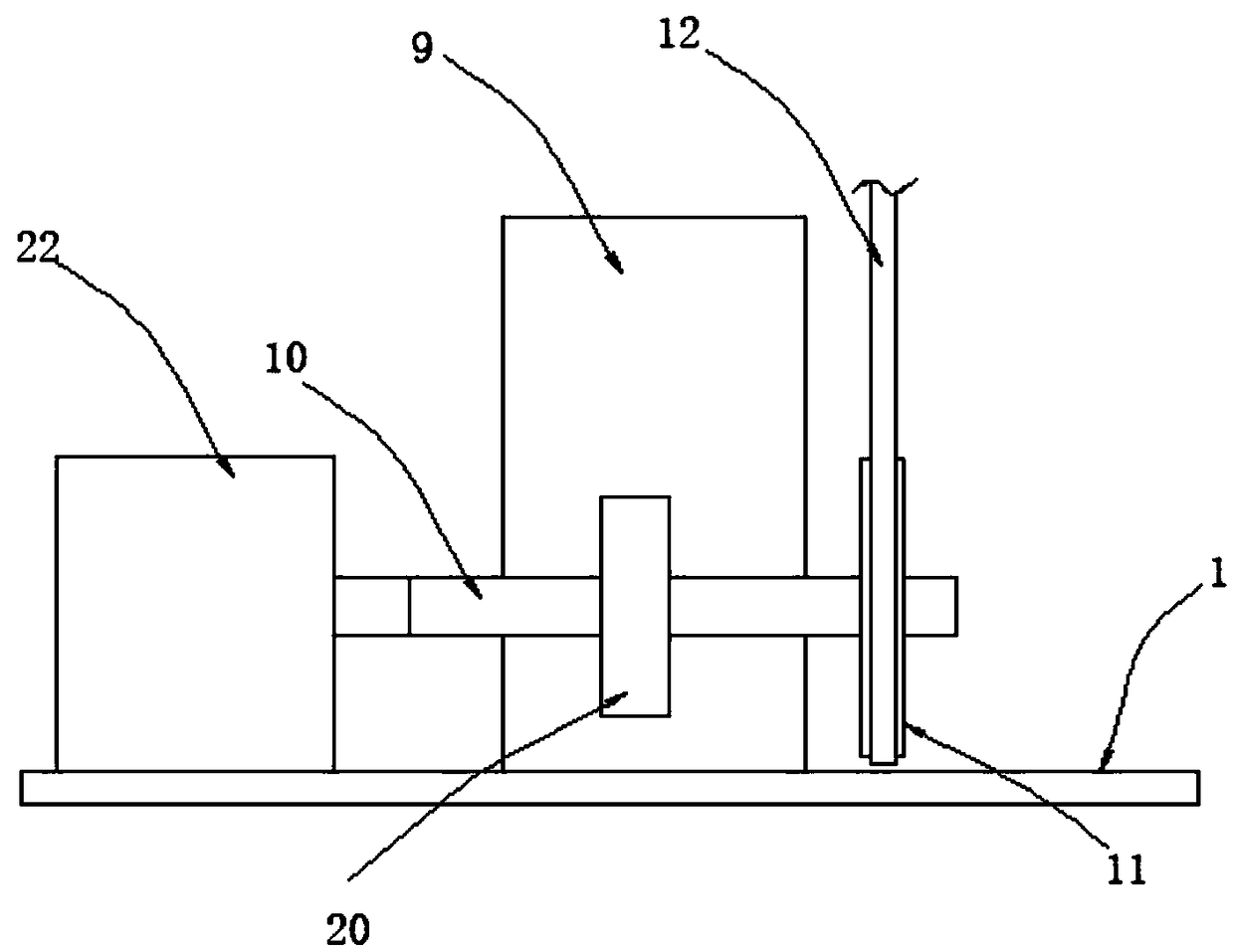 Automatic feeding device for producing fire-resistant materials