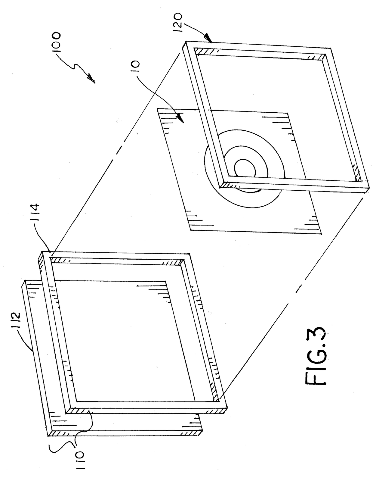 Ballistic picture frame for two dimensional targets