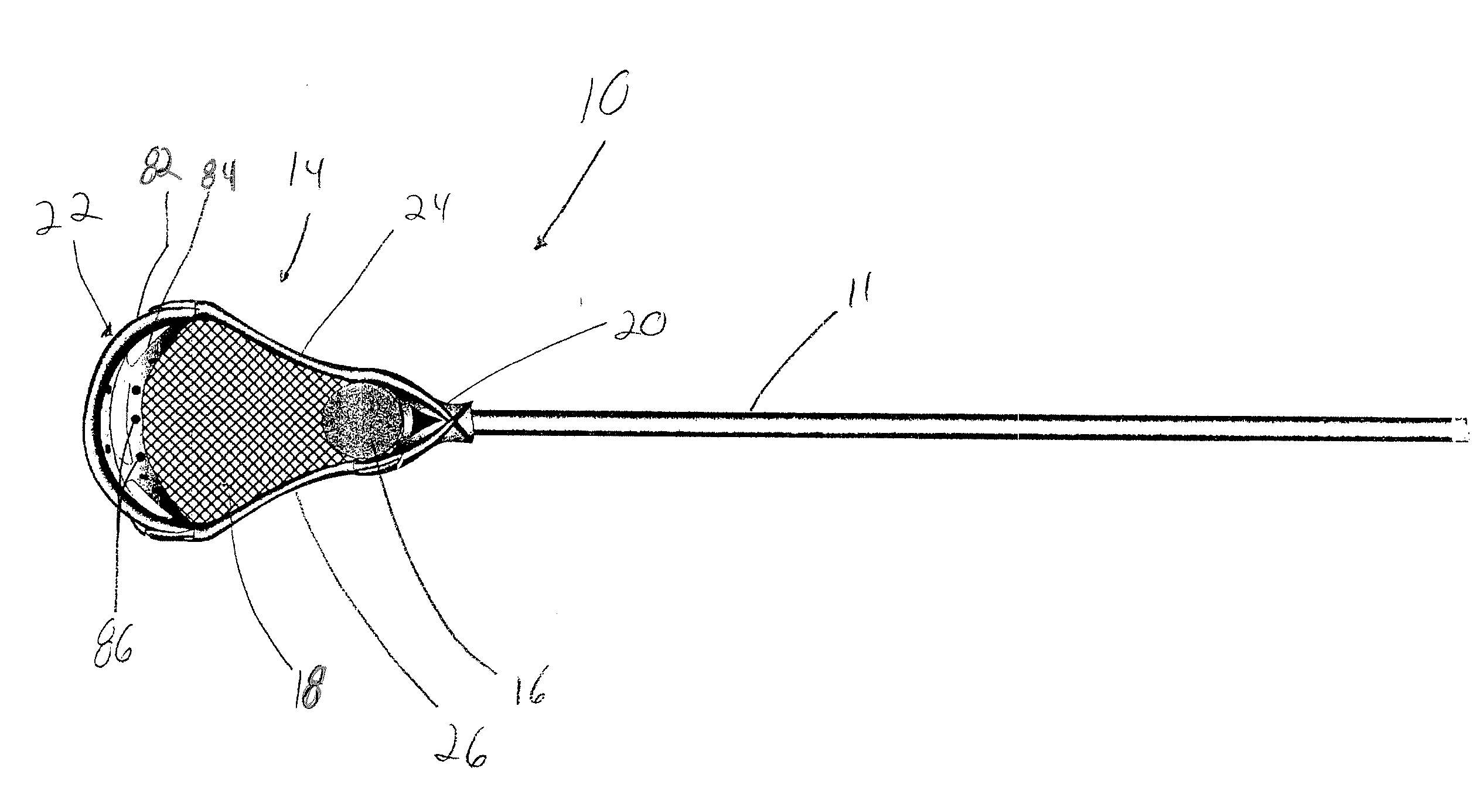 Lacrosse Head With Separable Parts