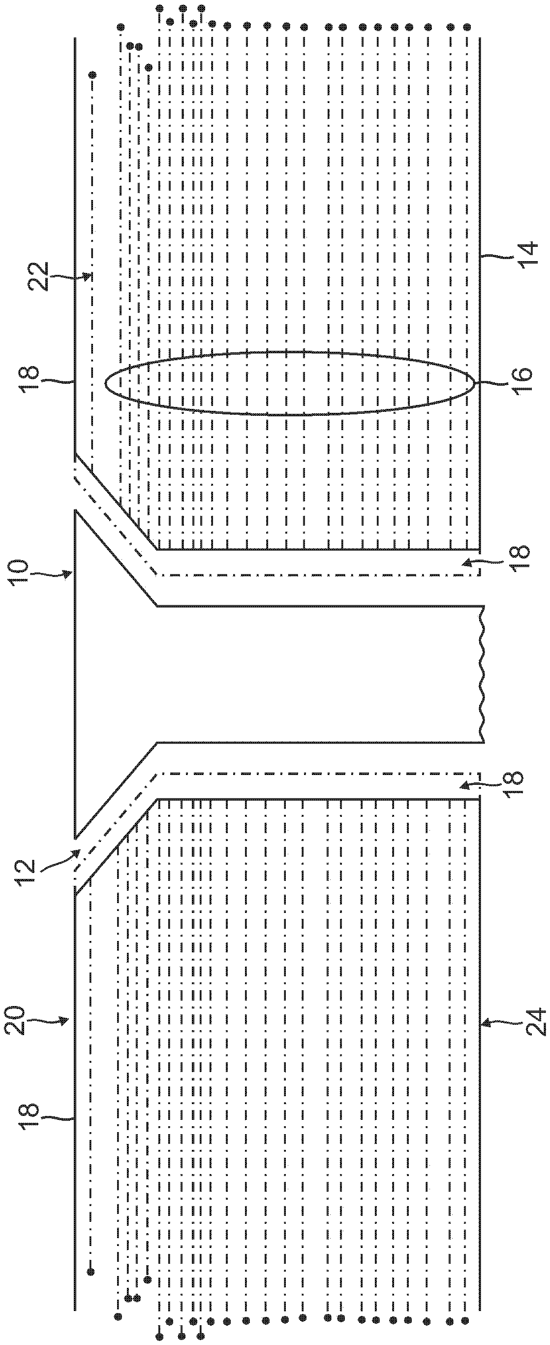 Method for promoting electrical conduction between metallic components and composite materials