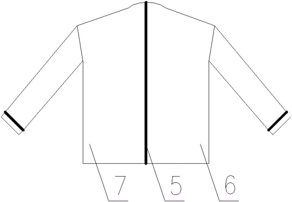 Preparation method of combined clothing