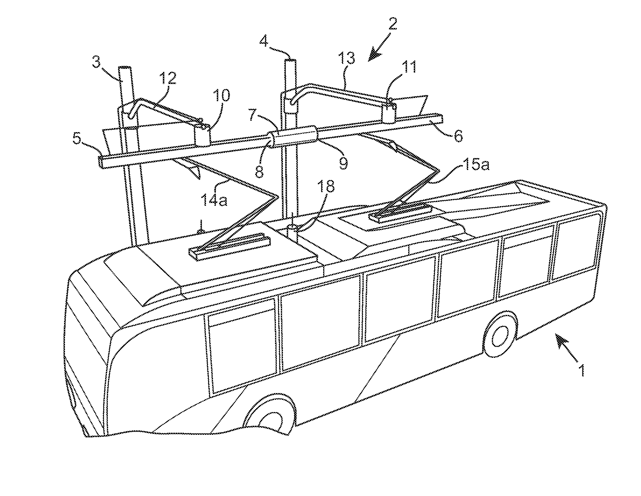 Electric vehicle charging station and charge receiving arrangement for a vehicle