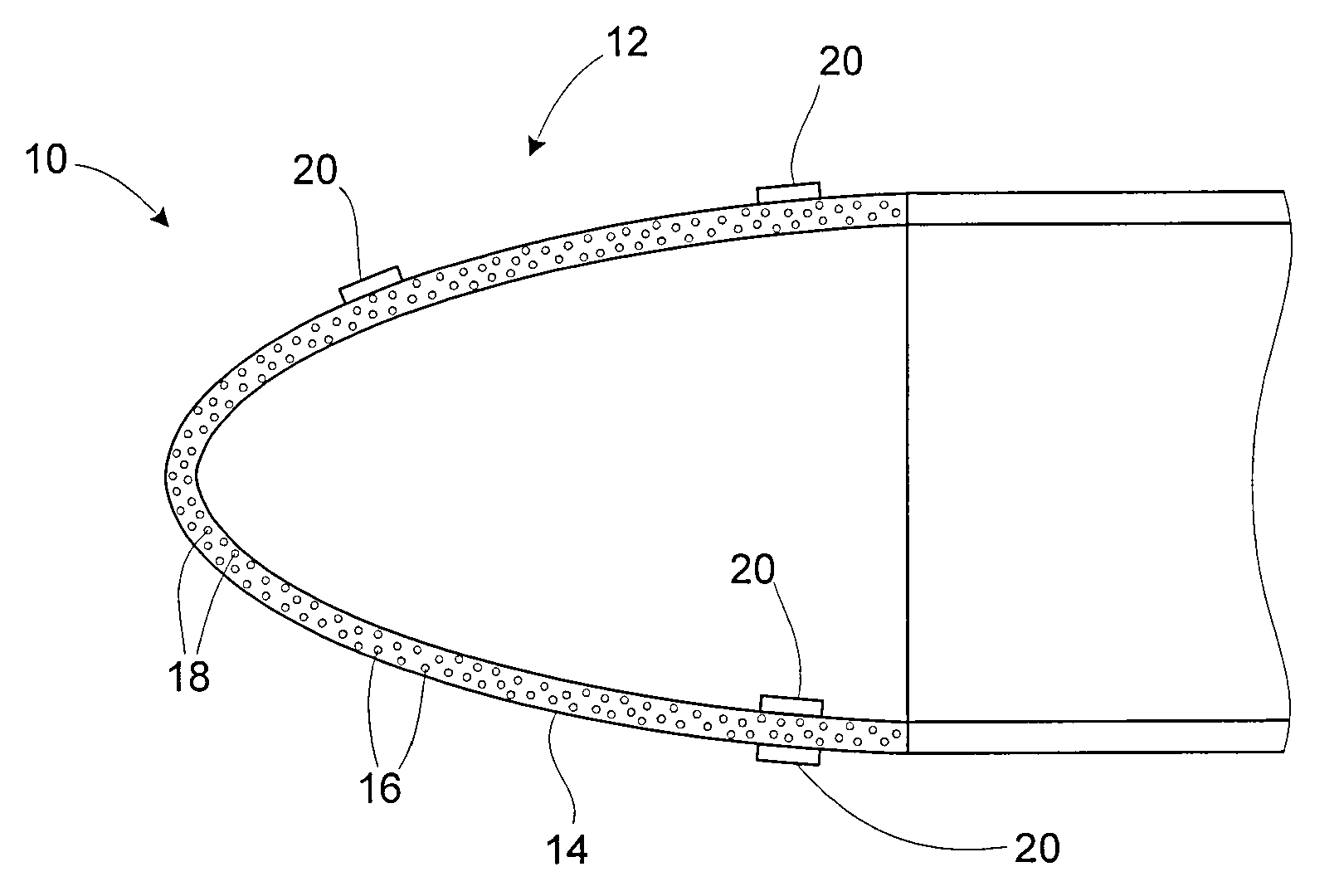 Structural material with piezoelectric material particles