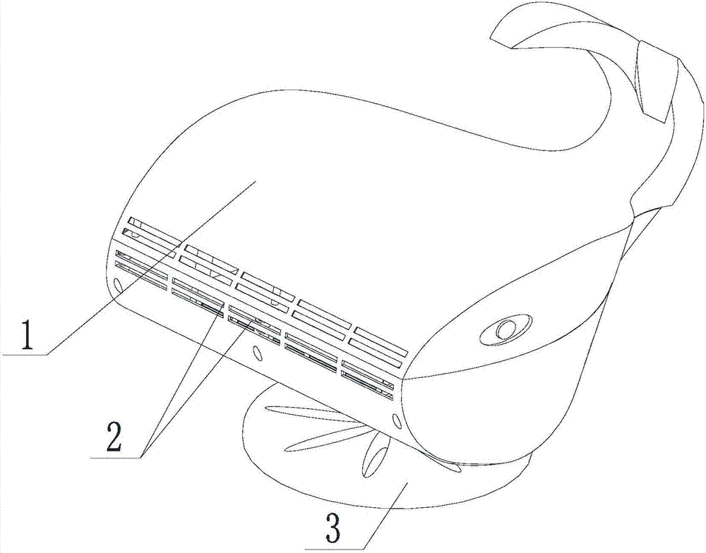 Air purifier having heating function