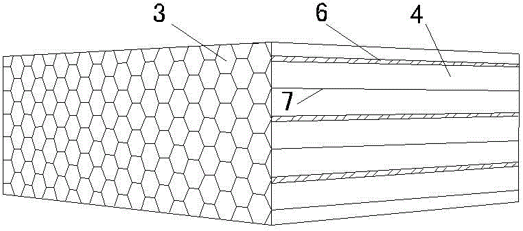 Structural device and construction method of reinforced embankment