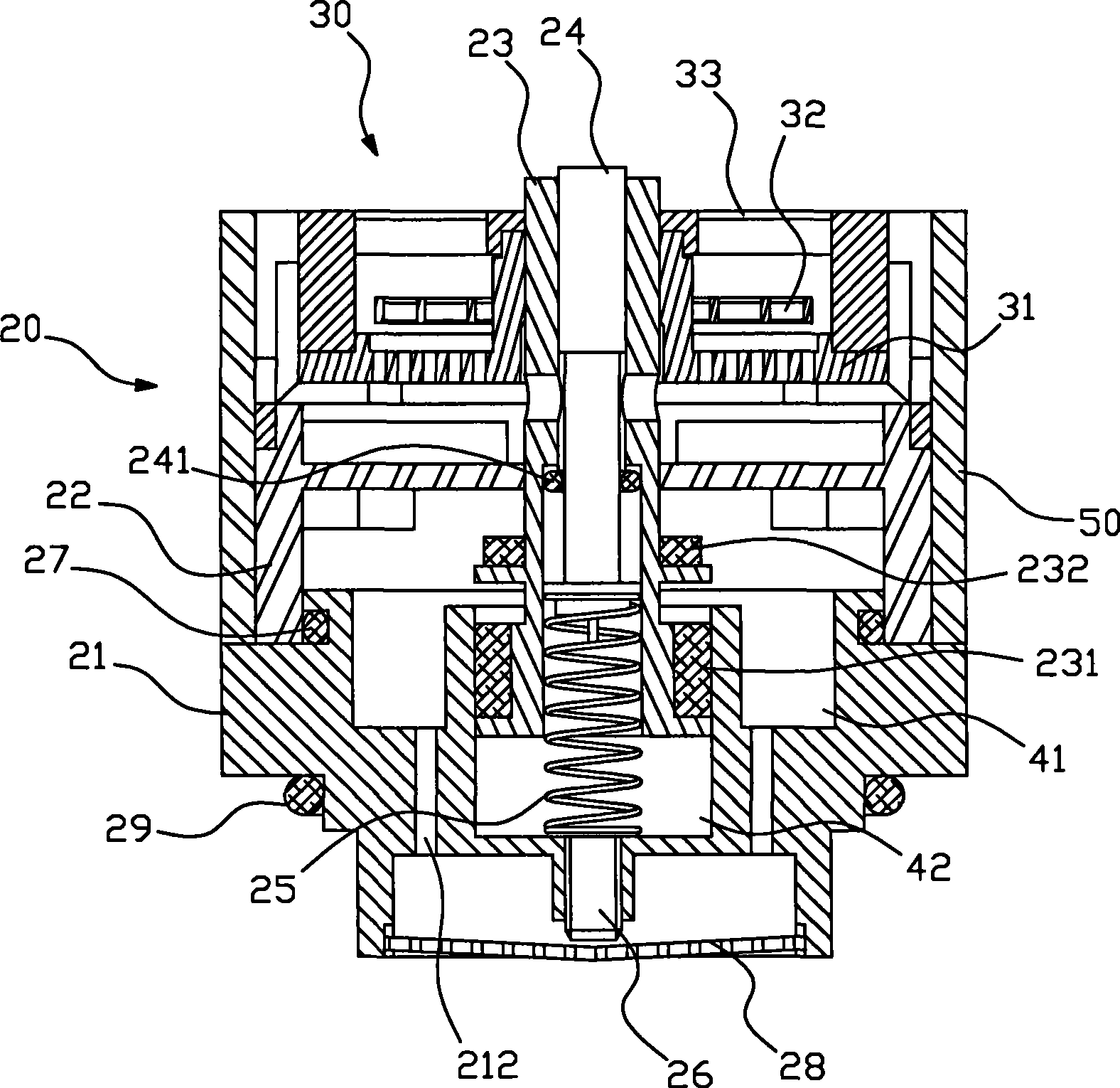 Finger pressing type multi-function water tap