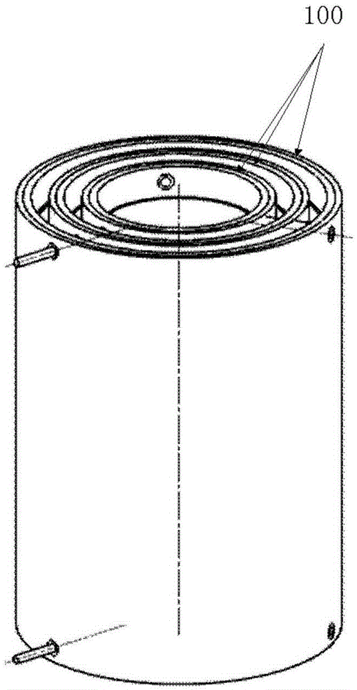 Cylindrical dielectric barrier discharge plasma propelling device