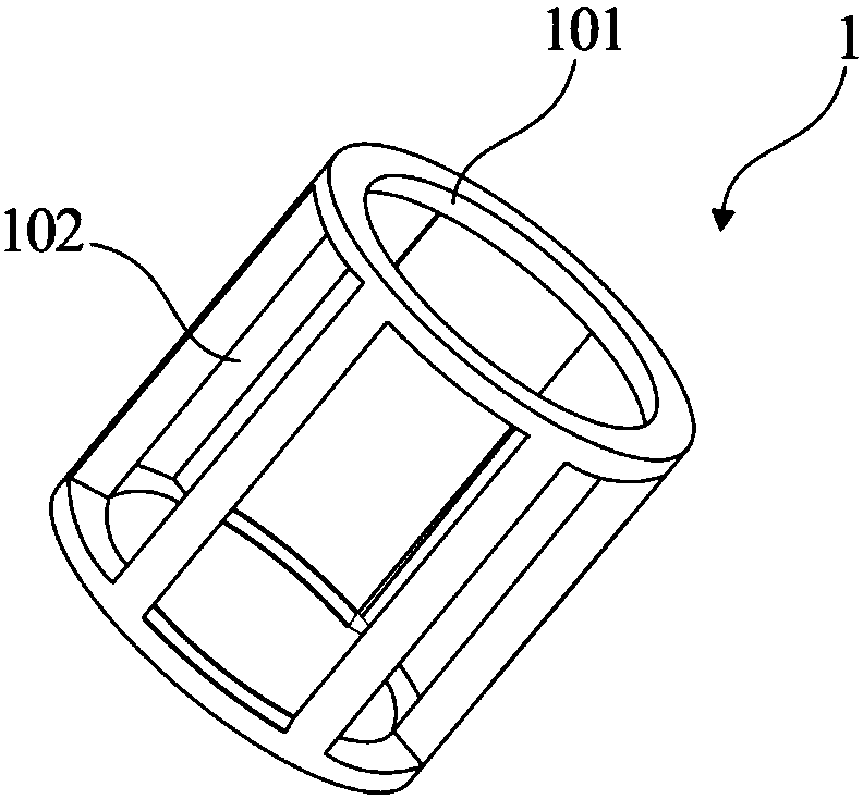 Filter water distribution structure and filter