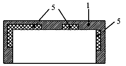 Antenna radiator made of conductive high-molecular material and manufacturing method