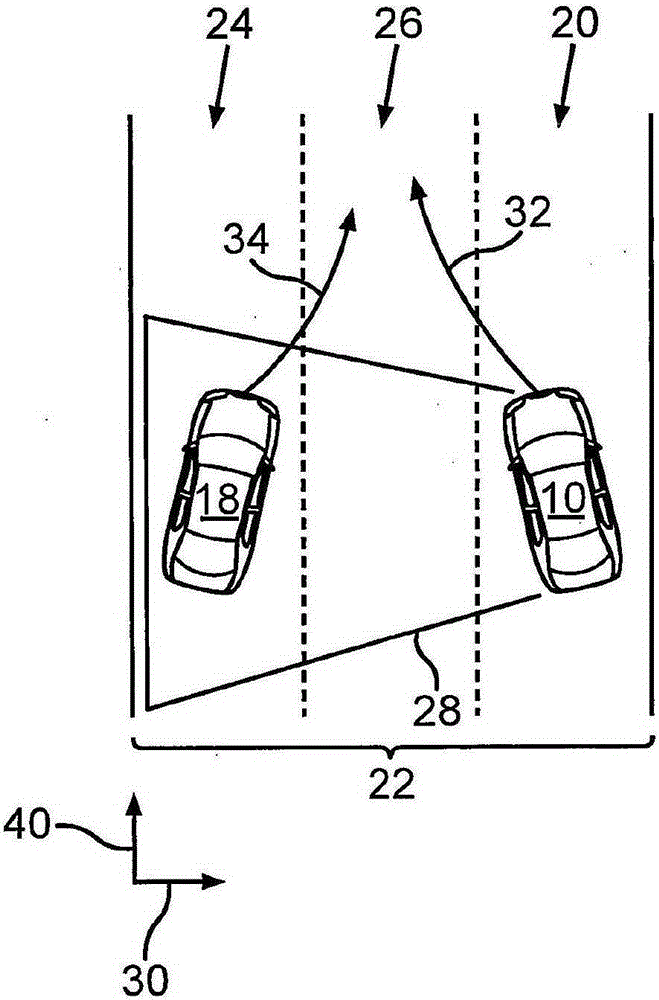 Method for operating a motor vehicle when changing lanes, and motor vehicle