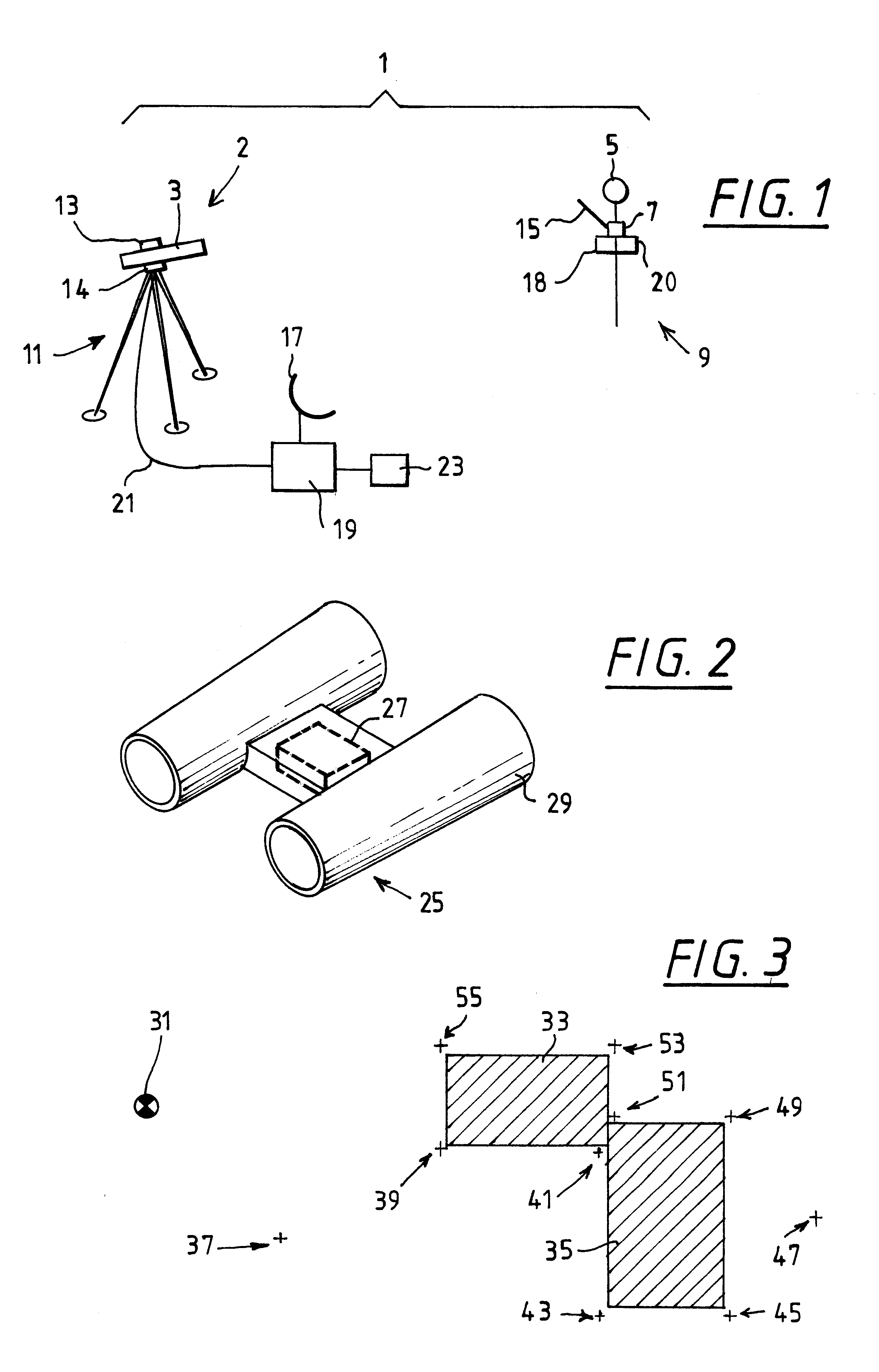 Surveying system with an inertial measuring device