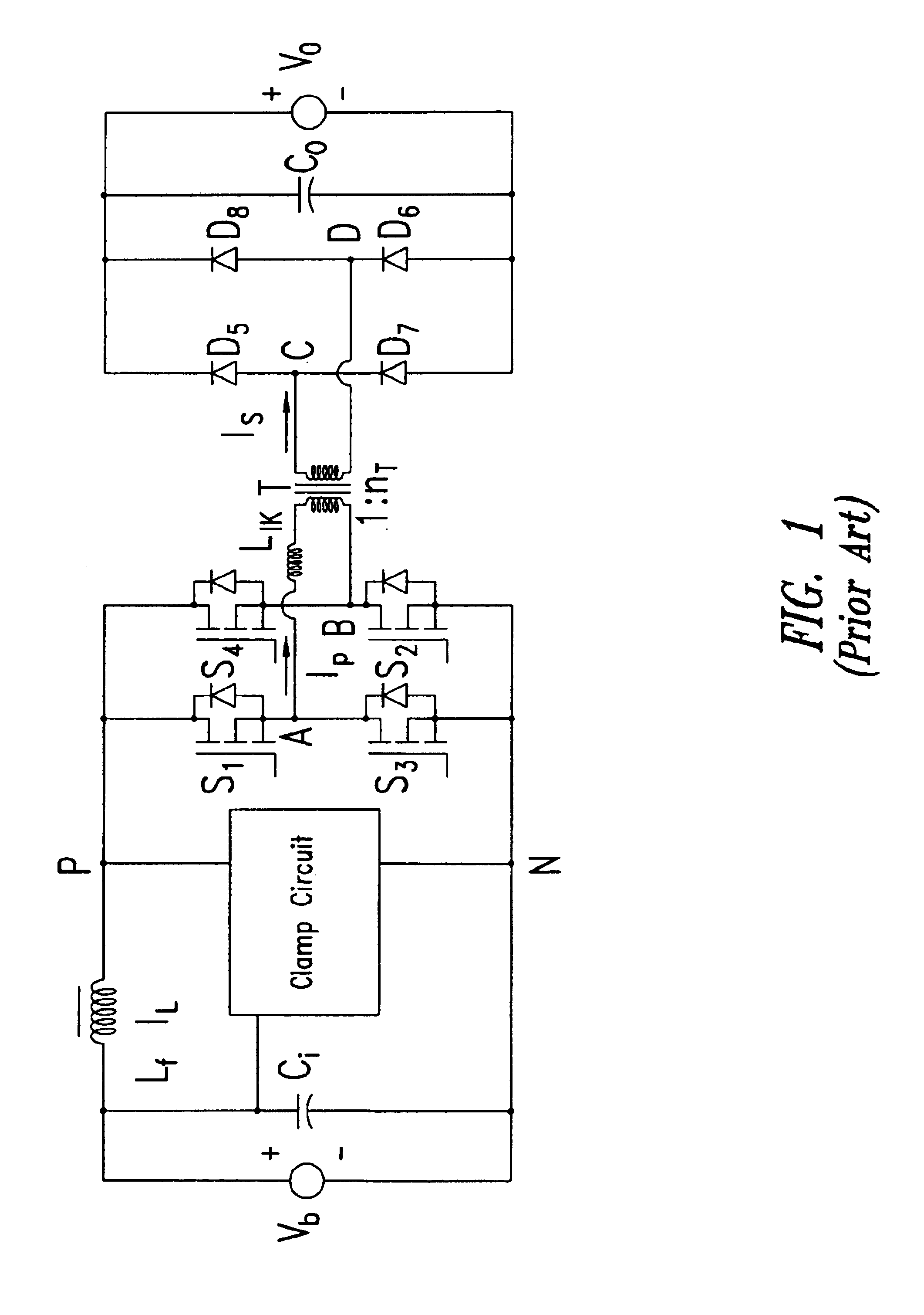 Device and method of commutation control for an isolated boost converter