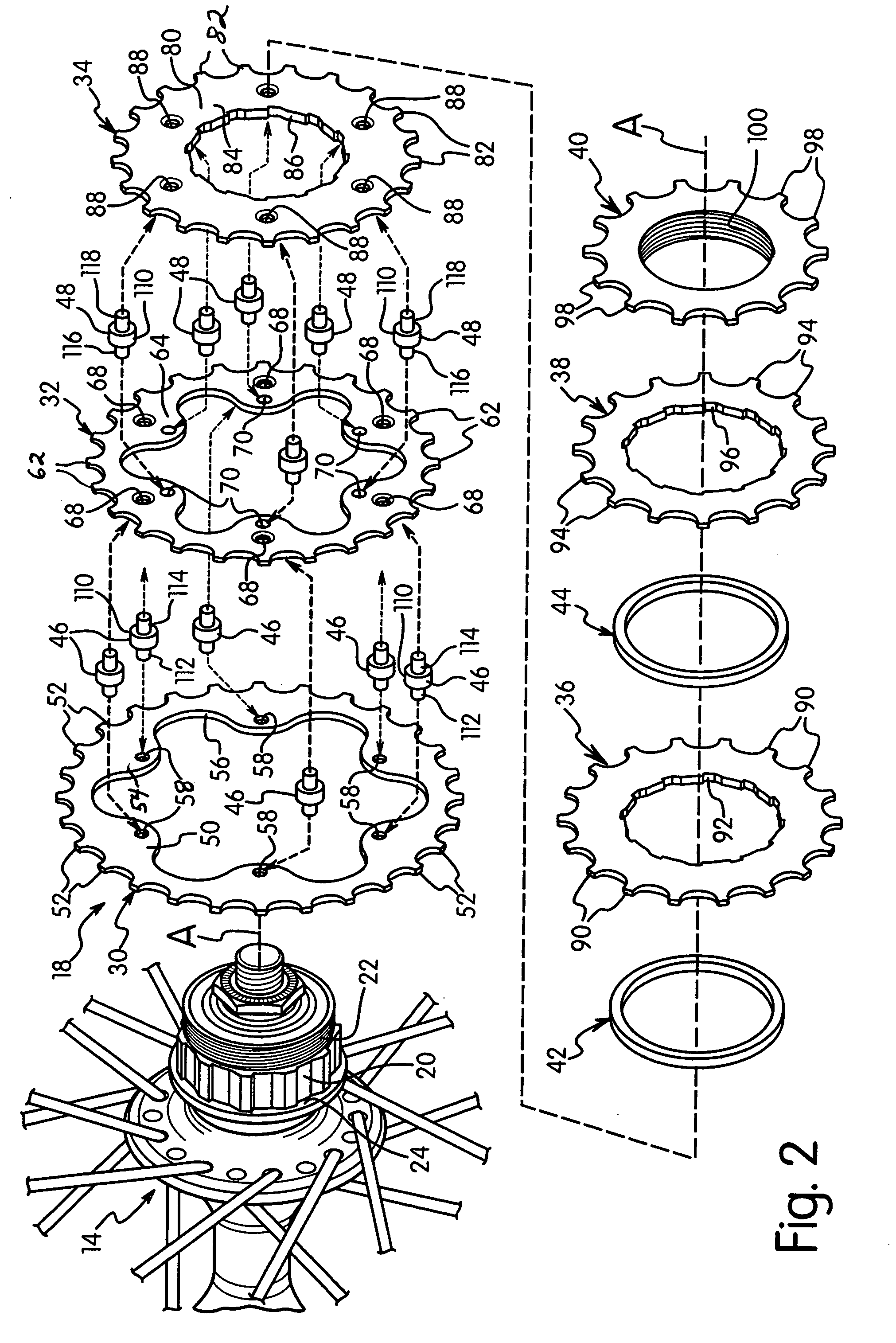 Bicycle sprocket assembly
