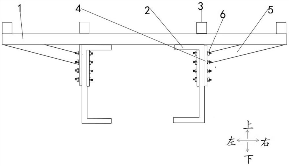 Assembly type battery pack bracket of hoisting type battery replacing vehicle