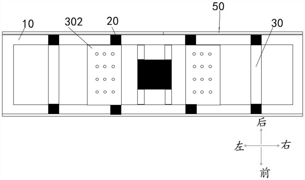 Assembly type battery pack bracket of hoisting type battery replacing vehicle