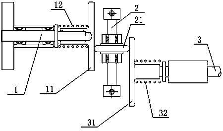 Friction circular plate type gear shifting mechanism