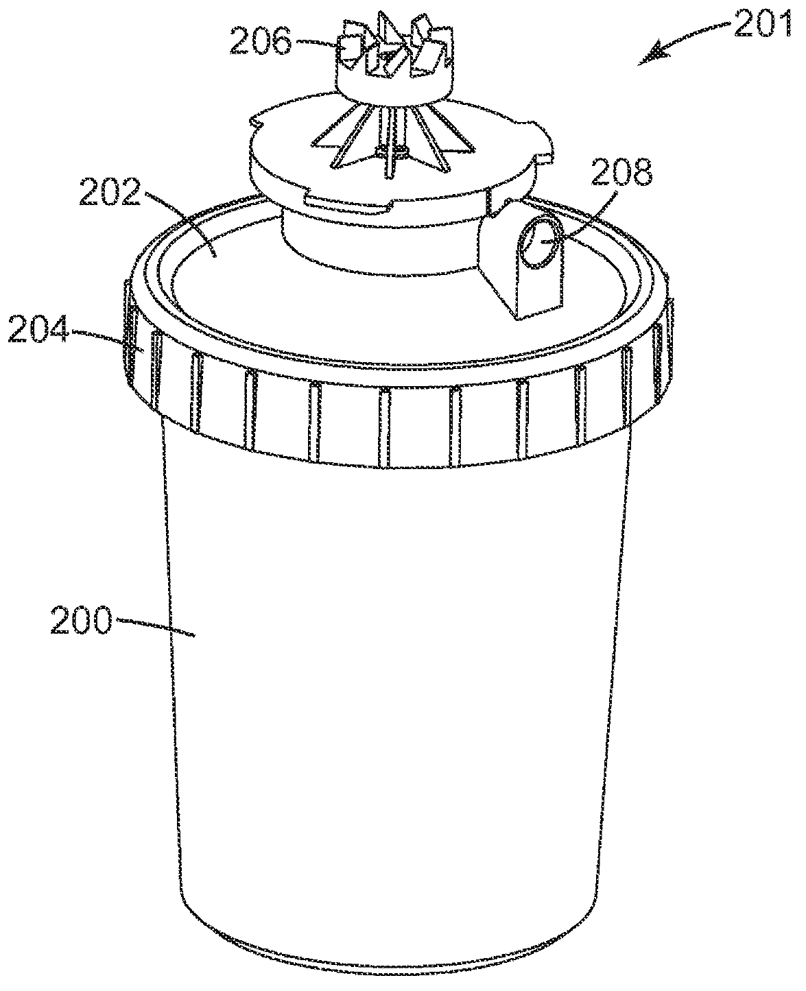 Dispensing liquids from a container coupled to an integrated pump cap