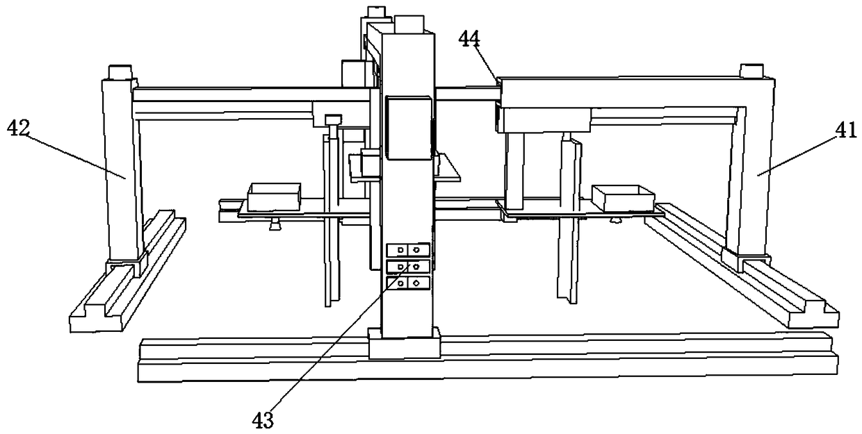 Safety protection device for deep foundation pit excavation of building