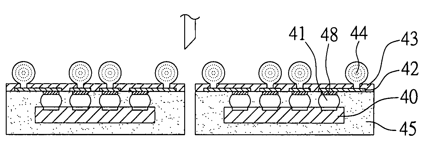 Chip scale package structure and method for fabricating the same