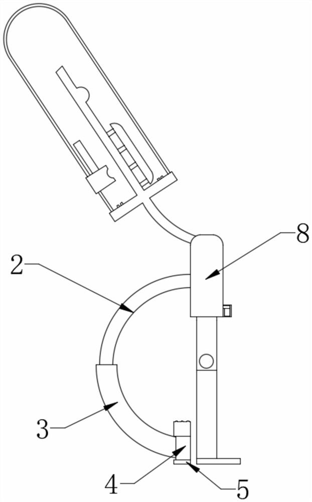 Auxiliary detection device for obstetrics department and use method