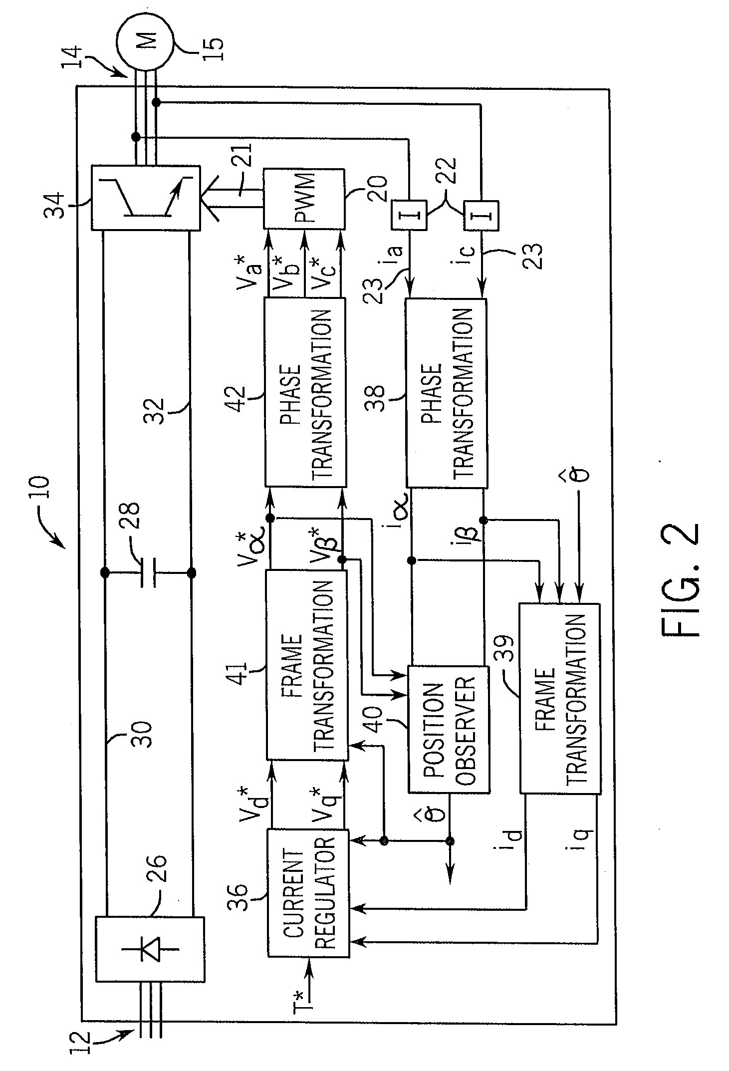 Method and Apparatus for Estimating Rotor Position in a Sensorless Synchronous Motor