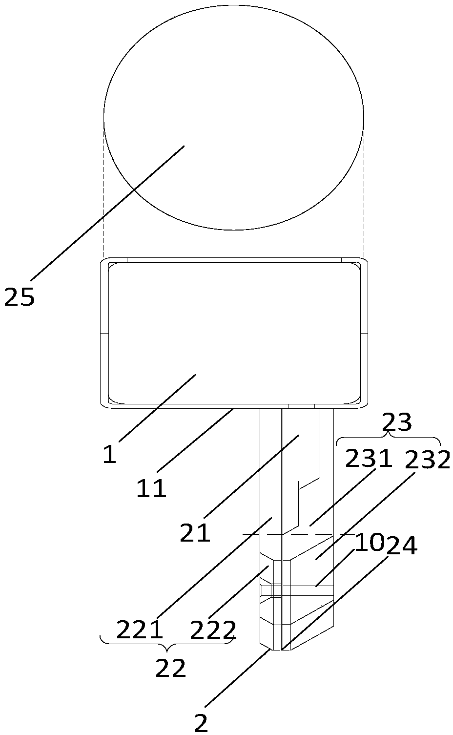 Drying device and cleaning system