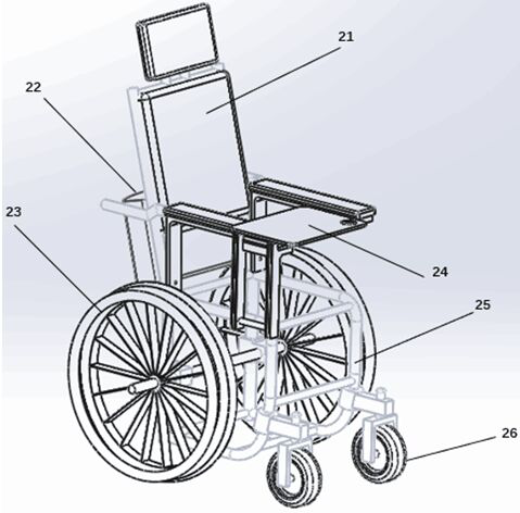 Multifunctional standing-assisting wheelchair