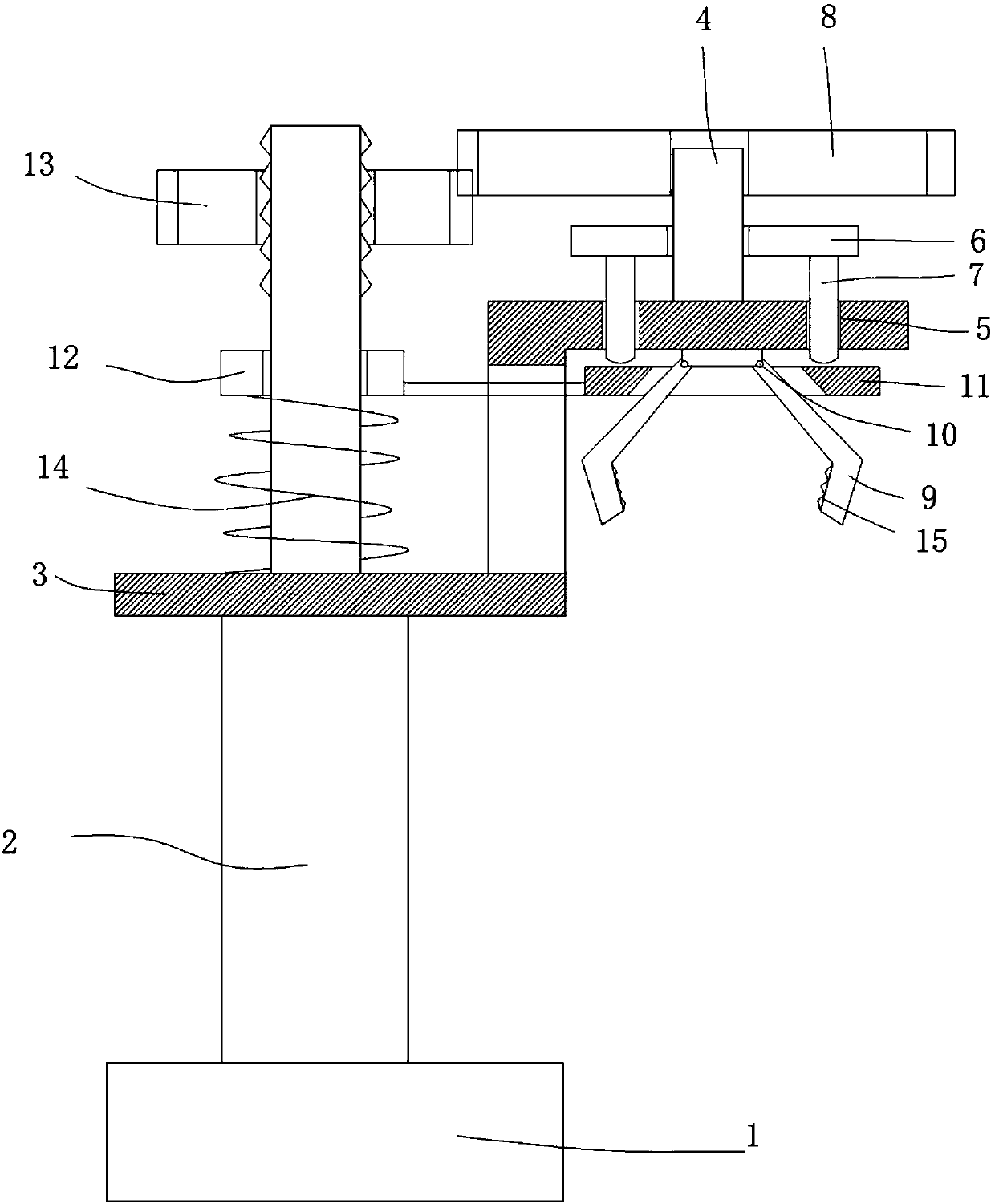 Clamping device of surgical operating instrument