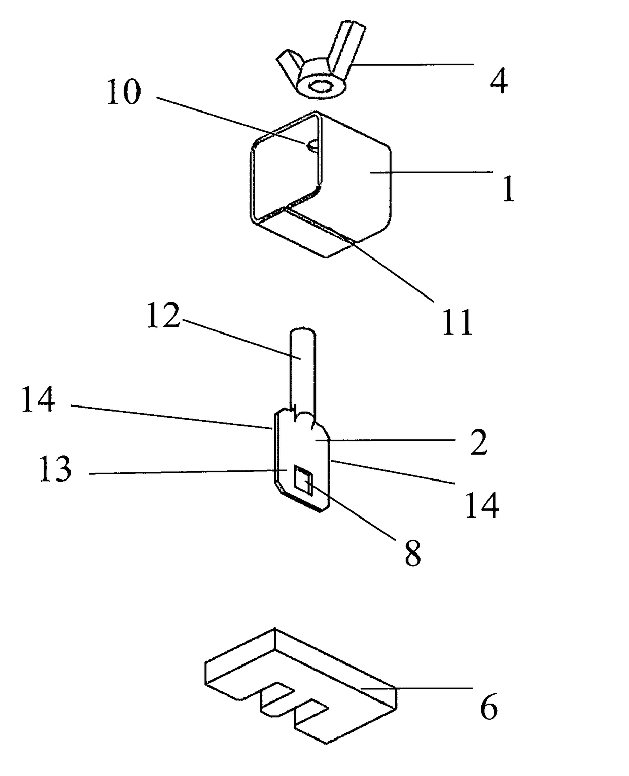 Apparatus for securing sheet metal panels for butt-welding with integral copper backing plate