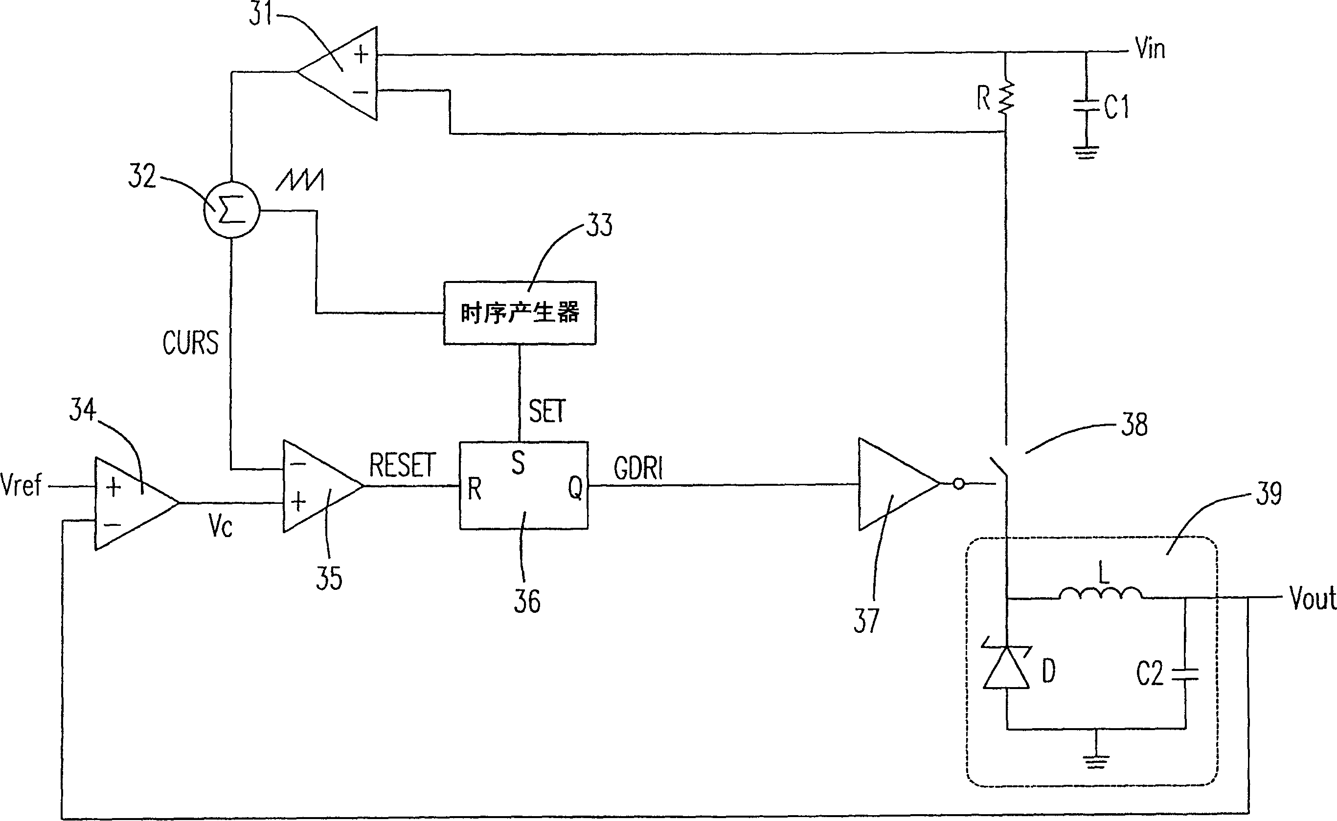 Controlling circuit, controlling method and sequence generator for dc-dc converter