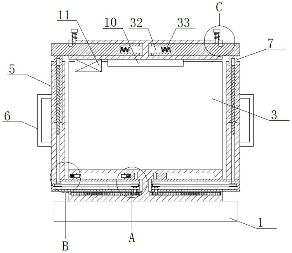 Industrial control computer case convenient for internal maintenance