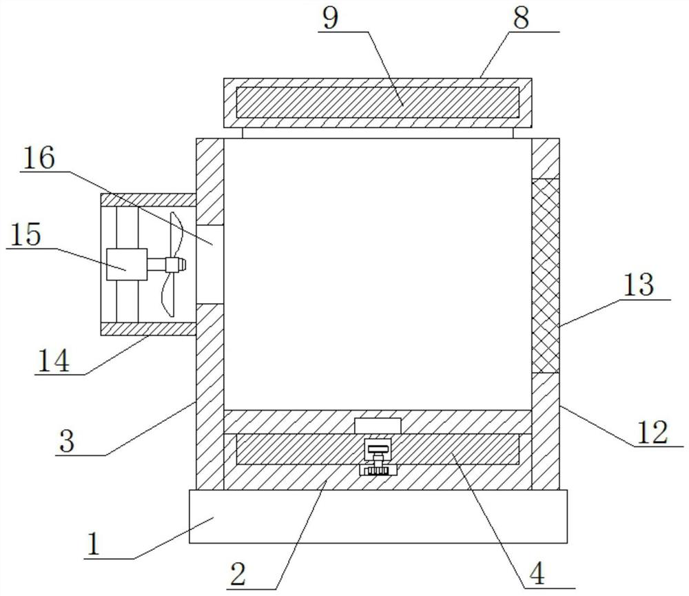 Industrial control computer case convenient for internal maintenance