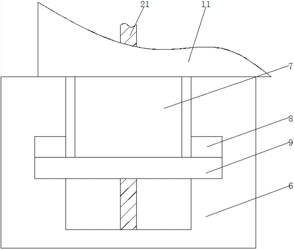 Convenient-to-adjust machining device for air conditioner part