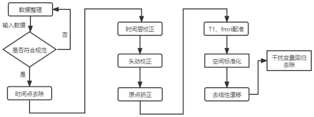 Parkinson depression auxiliary identification method based on fMRI graph neural network