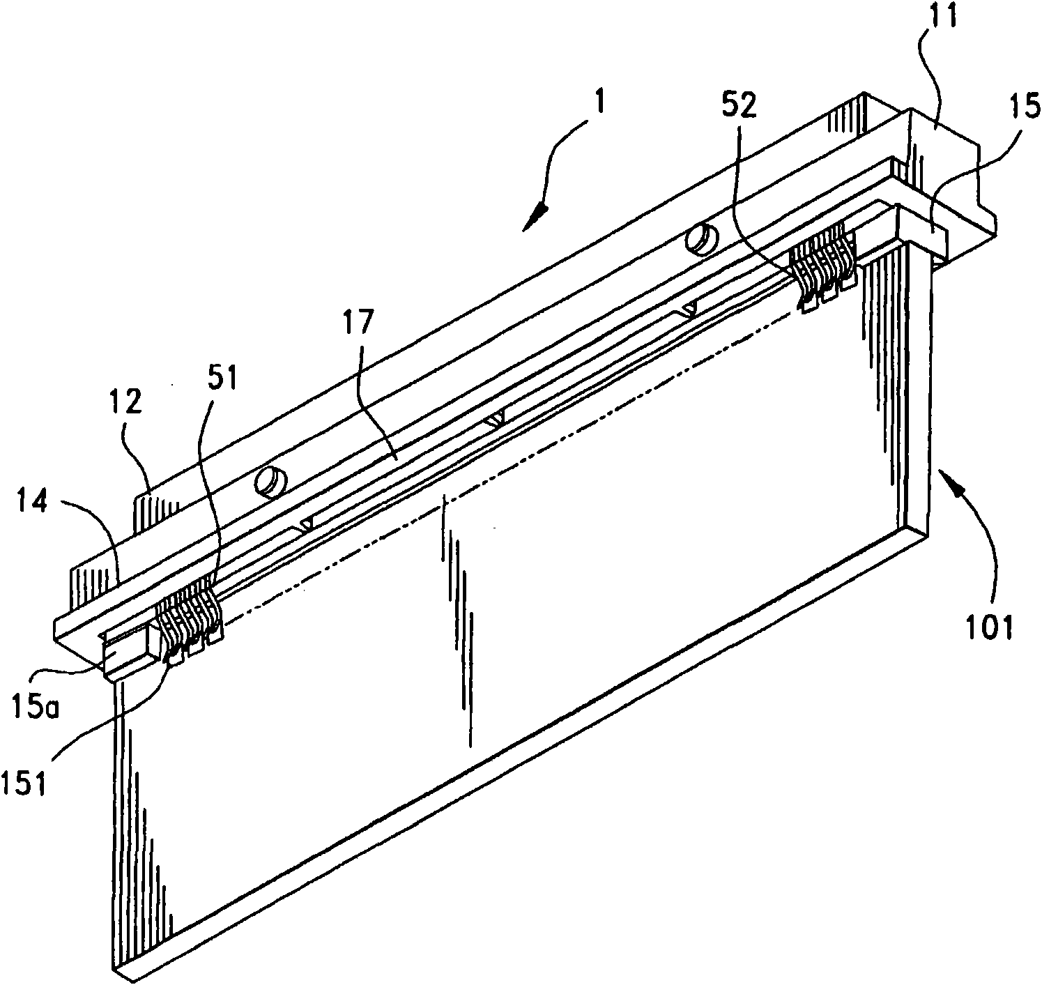 Edge connector with preload caps