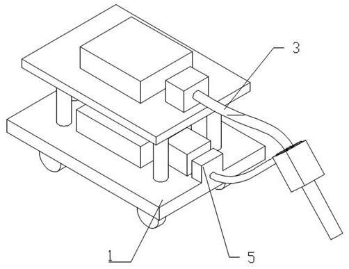 An effusion suction device for laparoscopic gastrointestinal tumor surgery