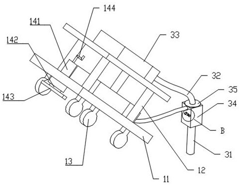 An effusion suction device for laparoscopic gastrointestinal tumor surgery