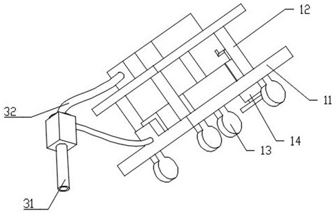 An effusion suction device for laparoscopic gastrointestinal tumor surgery