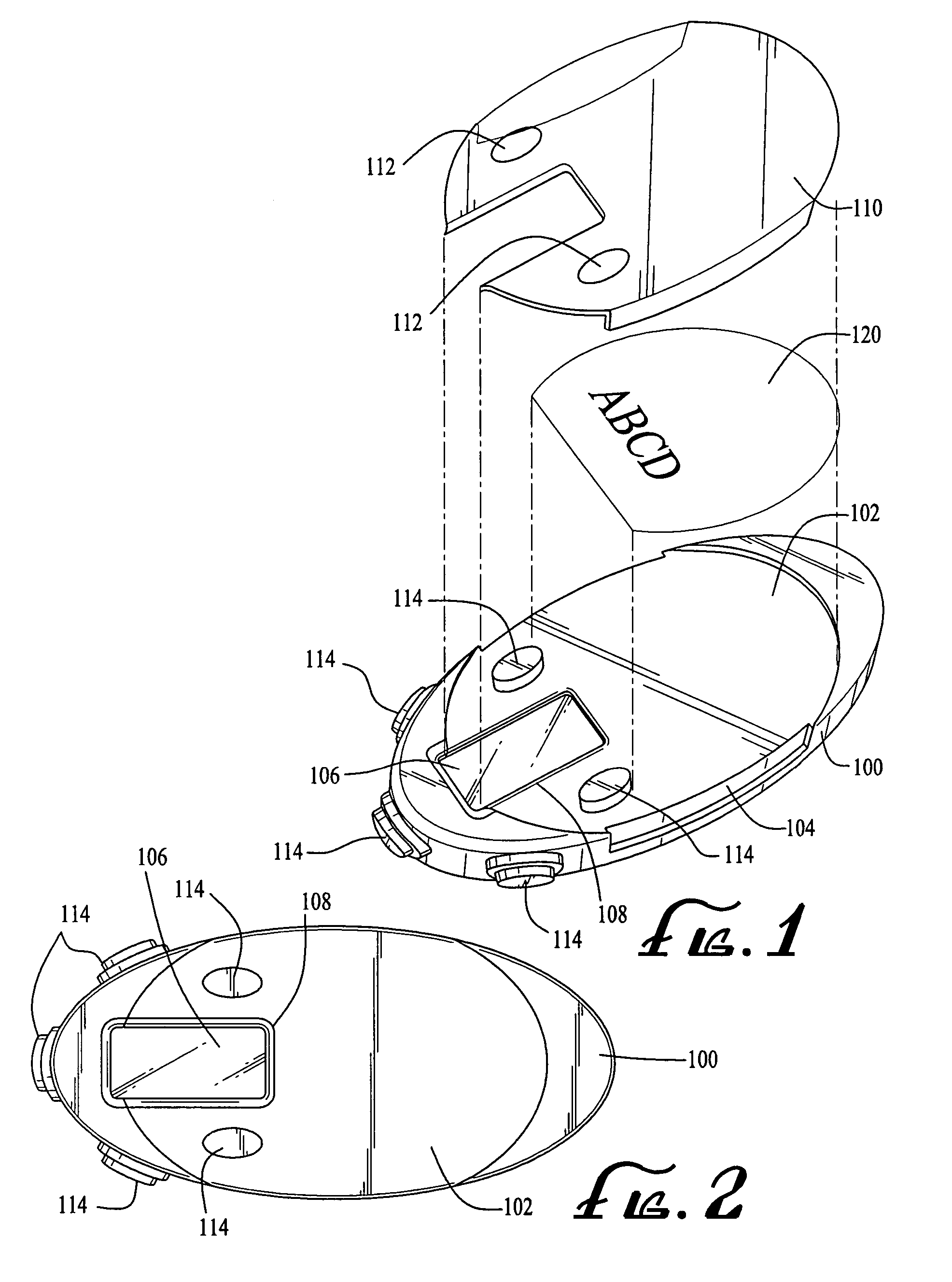 Handheld electric device with a substantially semicircular spring clip assembly and an advertising method