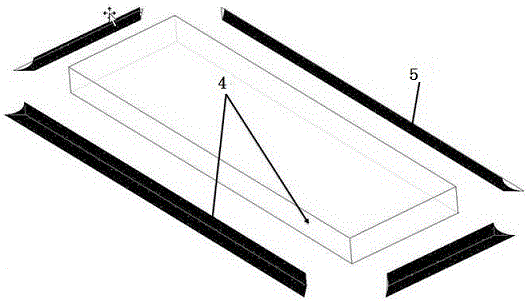 Using method for mold fillet