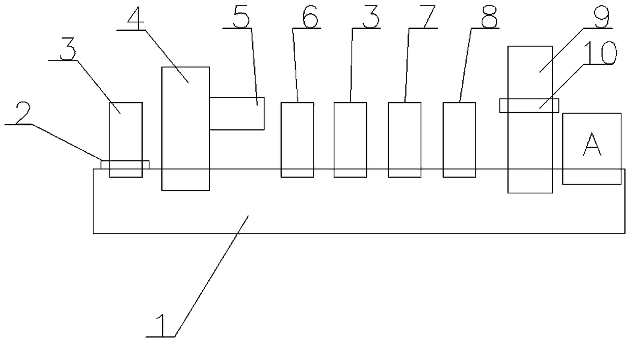 Grinding wheel partition and mesh integrated picking and releasing claw