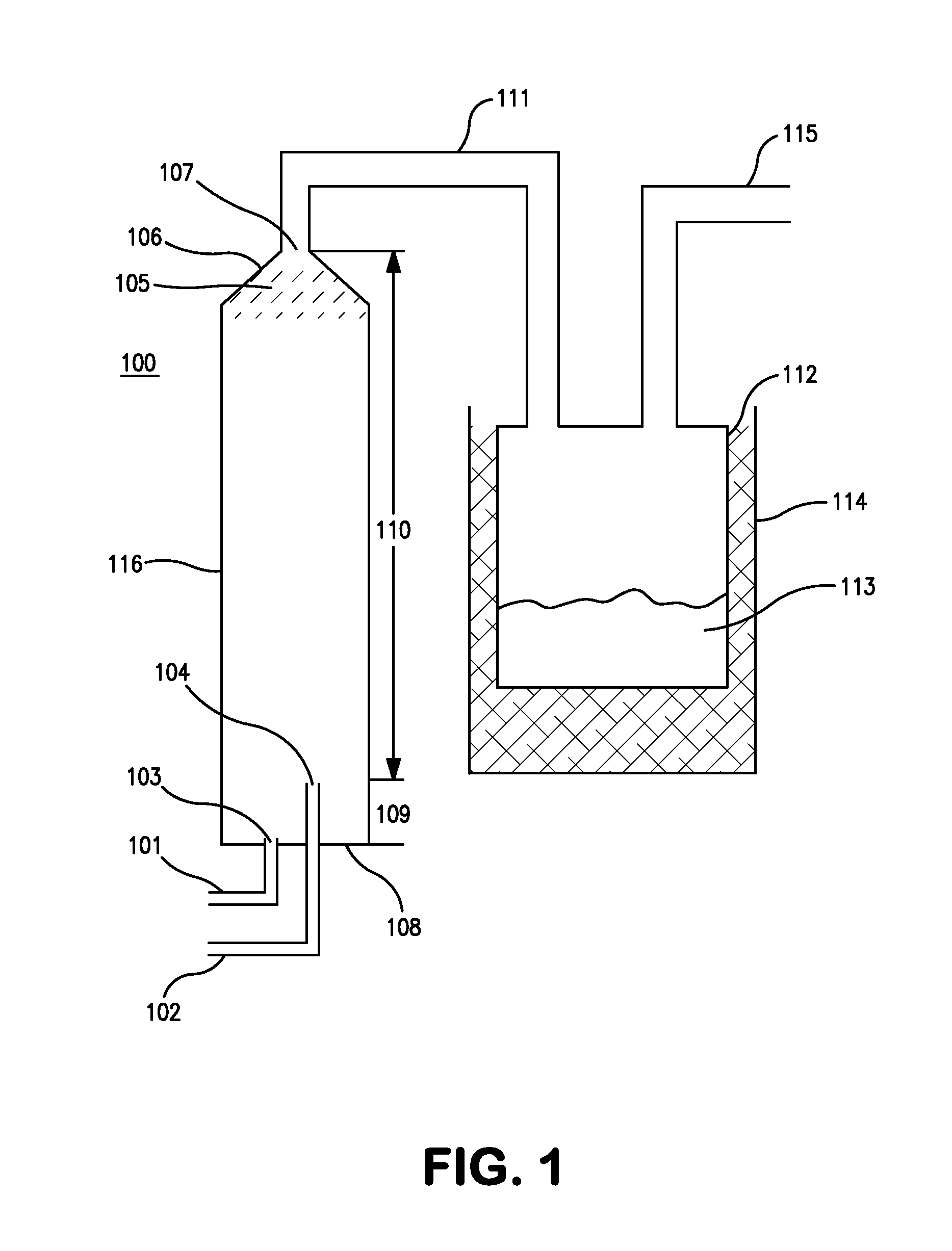 Apparatus and method for the production of trisilylamine